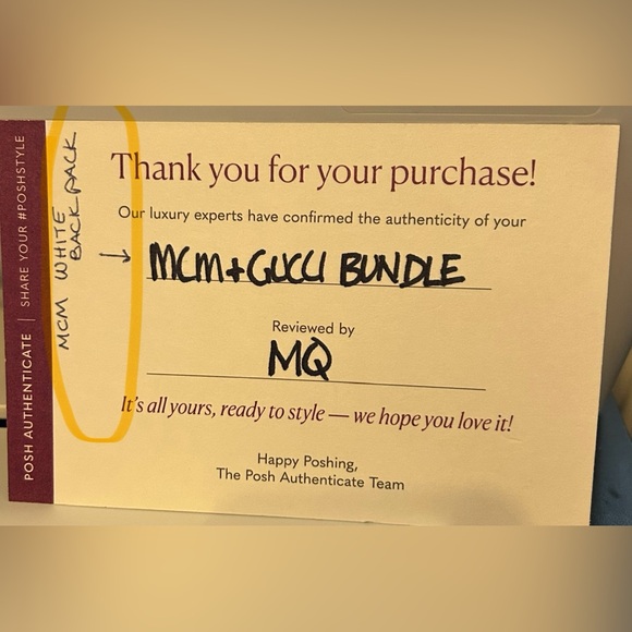 MCM White Studded Visetos Backpack - Picture 13 of 16